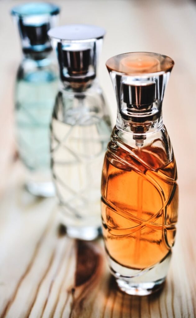 Three Perfume Bottles